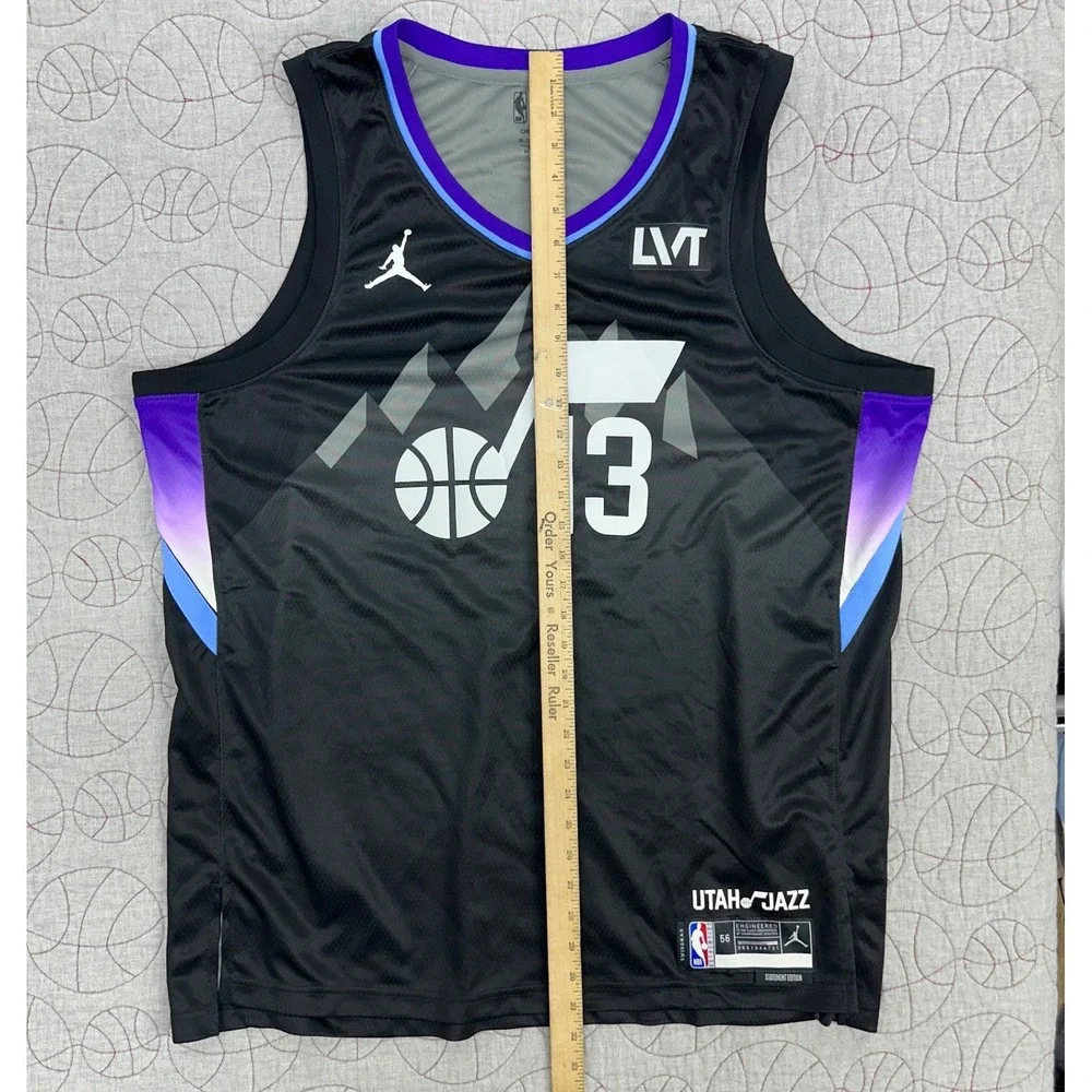 Jordan Utah‎ Jazz Jersey Black Walter Clayton Jr 13 Statement / Mens XXL